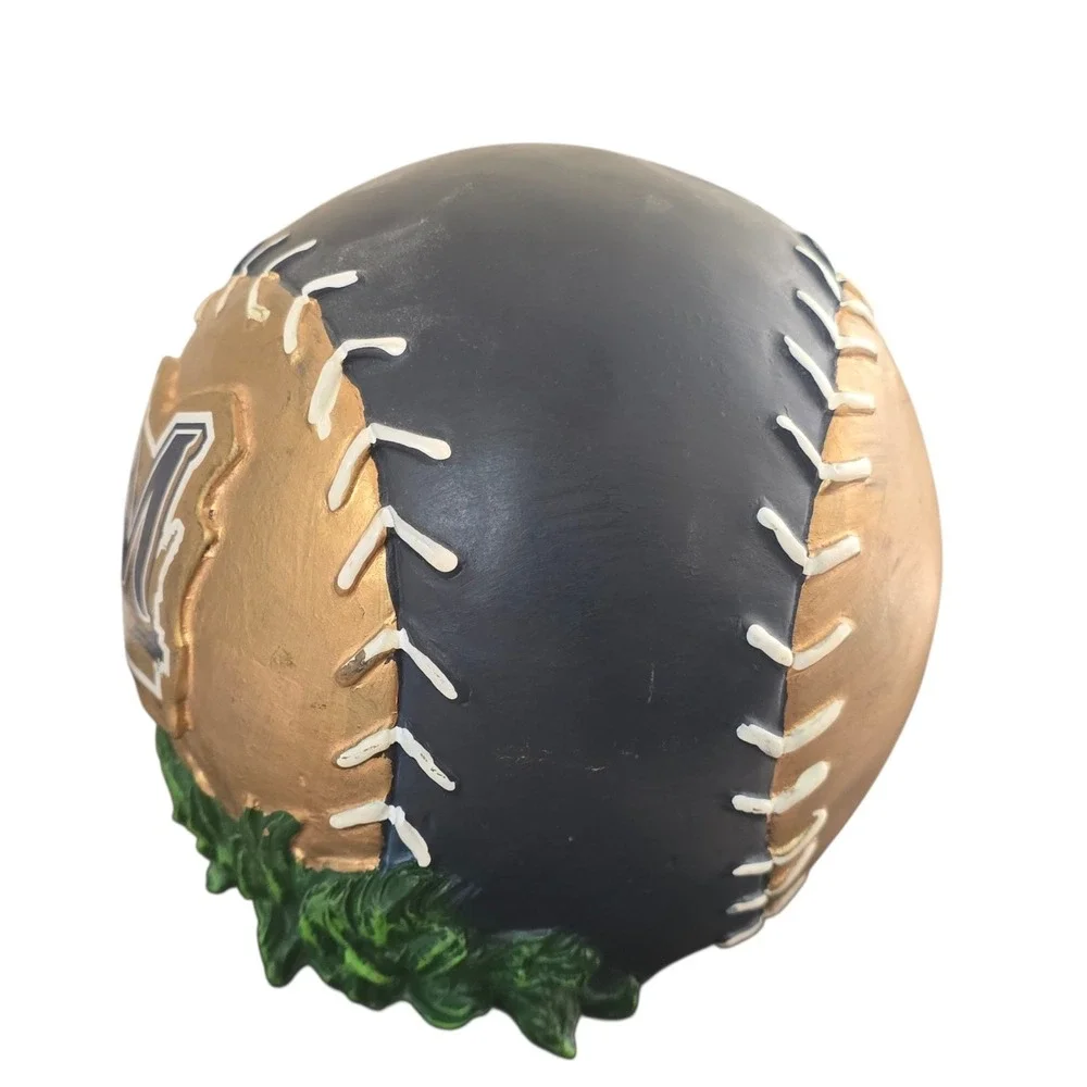 2013 Rawlings Milwaukee Brewers Baseball Ball Blue Gold